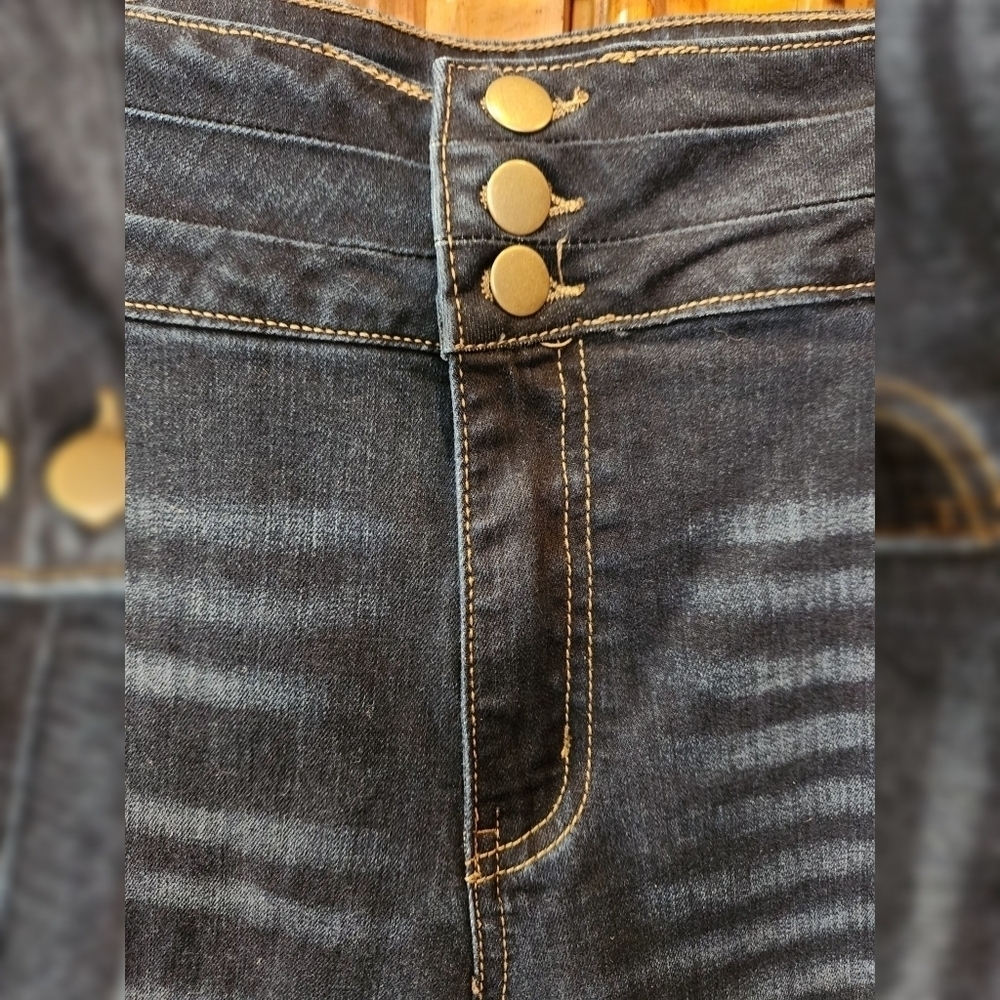 1946 Denim Capris Sz 14 - Picture 3 of 8